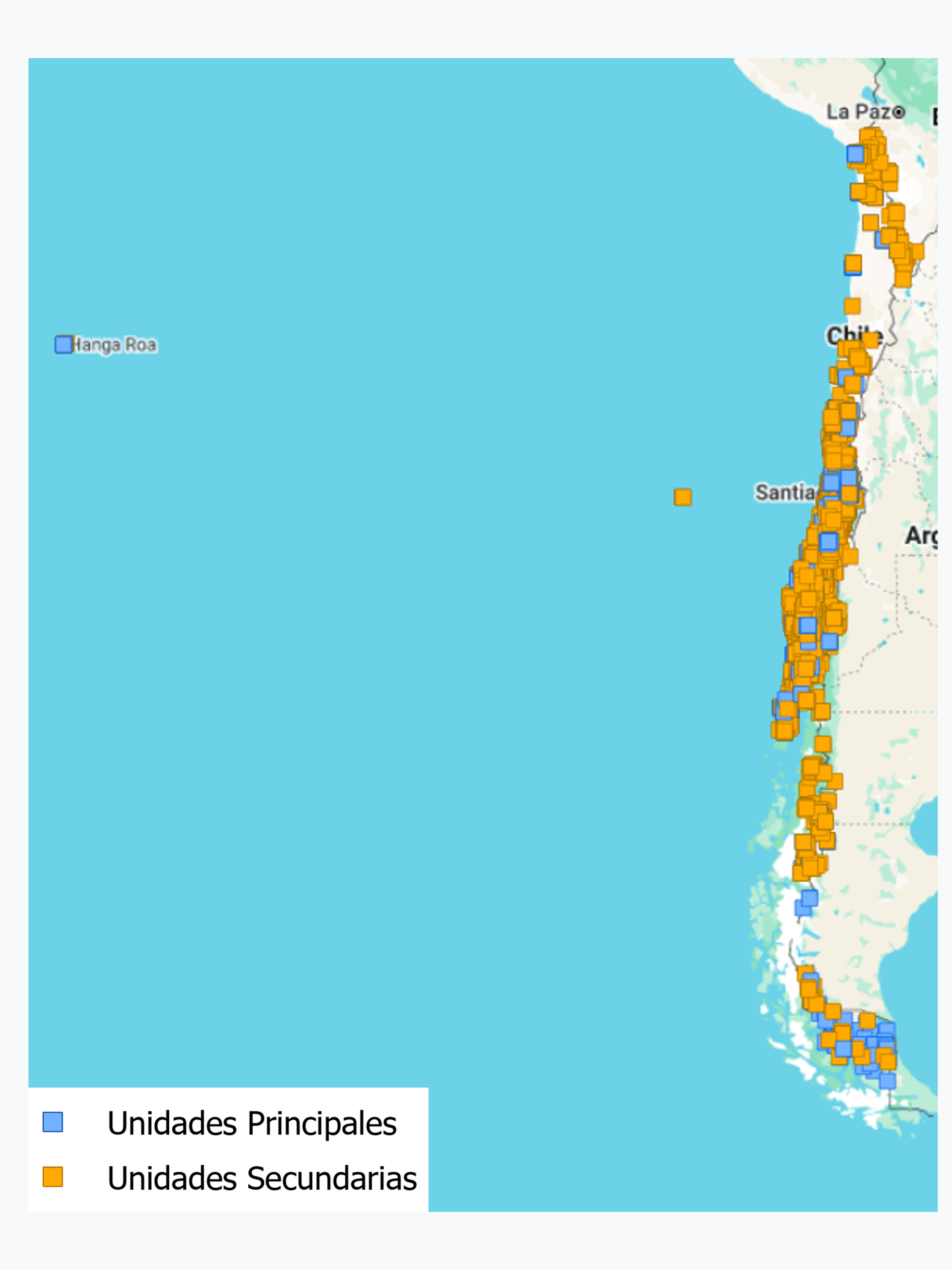 Servicio Web de Mapas - Localización de Proyectos financiados por FIA